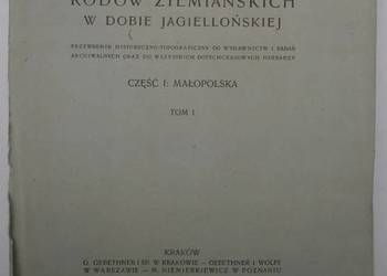 KSIĘGA ROZSIEDLENIA RODÓW ZIEMIAŃSKICH CZĘŚĆ 1