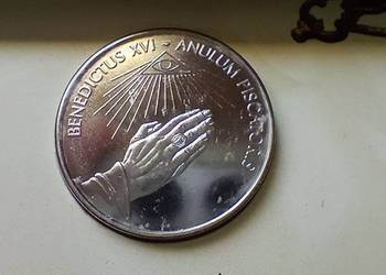 Stare monety 1 dolar 2006 Papież Benedykt XVI - Pierścień Rybaka Somalia