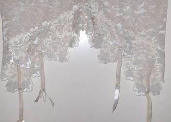 Boski nowy koronkowy pas do pończoch ecru Asos roz 46-50.