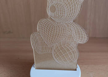 Lampka  uspokająca/nocna Miś 3D lampka
