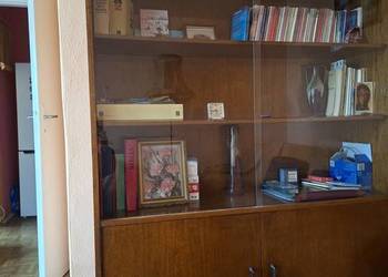 biblioteczka witryna z lat 60  PRL