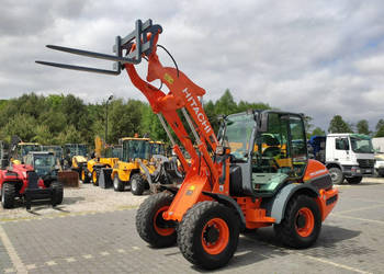 średnia kołowa Hitachi ZW75 Wheel Loader Szybko-Złącze Widły Stan Bardzo D…