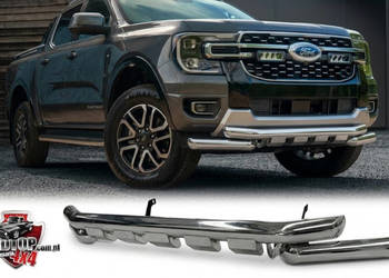 Orurowanie przednie FORD RANGER 2023+ 76mm Chrom