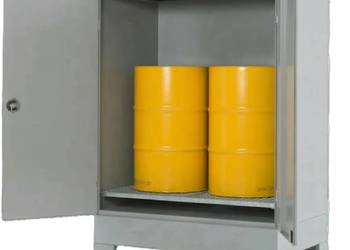 Szafa z wanną wychwytową na 2 beczki 200L