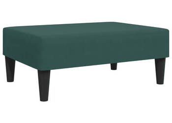 Podnóżek ciemnozielony 77x55x31 cm aksamit WM-379559