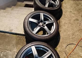 Koła aluminiowe Alutec 17" 5x112 z oponami 225/45/17 VW, Audi,Skoda Koła aluminiowe Alutec 17" 5x112 z oponami 225/45/17 VW, Audi,Skoda