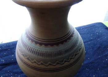Stary wazon ceramiczny, kamionka