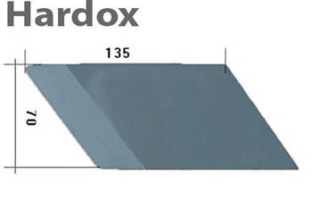 Dłuto wspawywane HARDOX 18035006/L części do pługa DIN