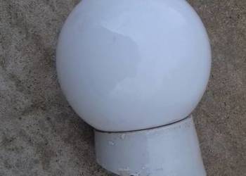 Retro kinkiet lata 50 te mleczne szklo Porcelanowe kopyto