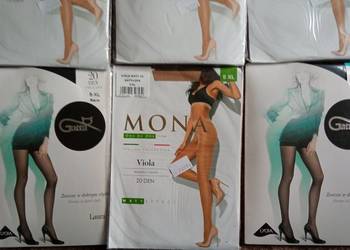 Rajstopy damskie Mona Gatta 5 XL 6 sztuk lycra elastan