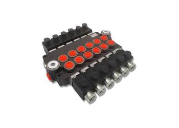 ROZDZIELACZ HYDRAUL. 6 SEK 80L ELEKTR. 12V BADESTNOST [2655]