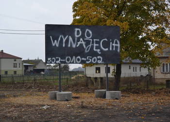 Powierzchnia reklamowa, miejsce na reklame do wynajęcia