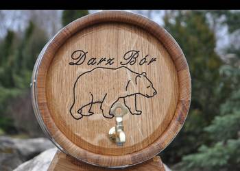 Beczka Dębowa 5 L 100% Szczelna , Leżakowanie alkoholi Bimber whisky wino