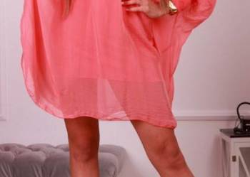 Tunika elegancka, sukienka mini UNI SLIM SIZE od XXS - 40 Włochy
