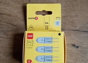 halogen G4 lexman 2x18W (32W) 345 lumens 2900K klasa G