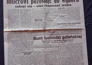 Wieczór Warszawski. Nr 246- czwartek, 31 sierpnia 1939 r. REPRINT.