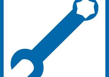 Naklejka znak informacyjny warsztat RA059