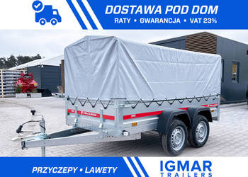 TEMARED PRO 2612/2 przyczepa z plandeką 80 cm DMC 750 kg
