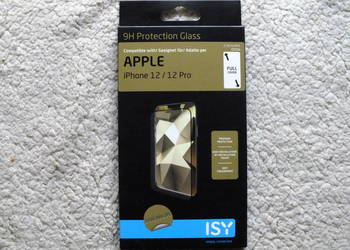 Sprzedam nowe szkło hartowane ISY do Apple iPhone 12/12 PRO 1szt tanio