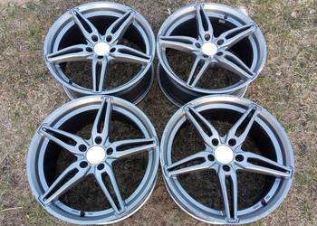 Felgi Carmani 18cali 5x112 et32 czujniki Audi Mercedes Skoda Seat VW