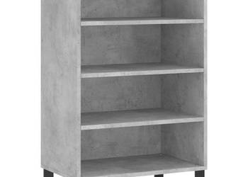 Szafka szarość betonu 57x35x90 cm materiał drewnopochodny WM-827240
