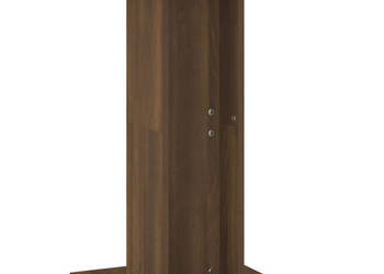 Stolik bistro brązowy dąb 60x60x75 cm WM-815104