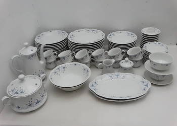 Duży serwis porcelanowy Mitterteich Bavaria na 12 osób – 82 elementy