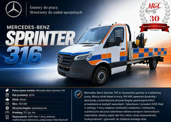 Mercedes Sprinter Mercedes-Benz Sprinter 316 CDi 7G Tronic Plus / HDS HIAB…