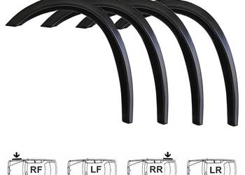 CHEVROLET AVEO nakładki na błotnik kpl 4 szt sierpy nadkola