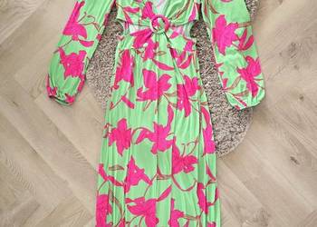 Sukienka maxi z wycięciami Soczyste Kolory