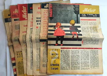 Tygodnik MOTOR _ gazeta motoryzacyjna PRL z lat '63 '65 '68