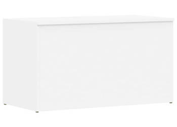 Skrzynia biała 84x42x46 cm materiał drewnopochodny WM-803056