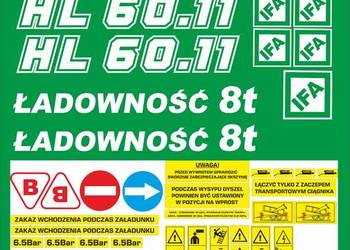 Naklejki hl 6011 ifa super mocne laminowane