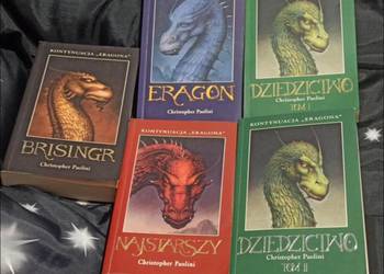 Eragon Najstarszy Brisingr Dziedzictwo tom I i tom II Christopher Paolini