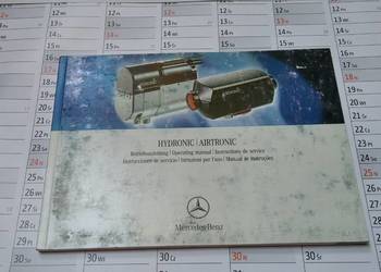 Instrukcja obsługi Mercedes-Benz Hydronic|Airtronic