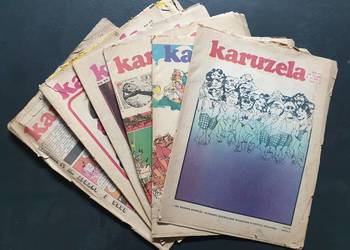 Karuzela - pismo satyryczne - zestaw  6 numerów - 1976 rok
