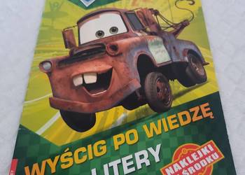 Disney, Pixar, Auta, Wyścig po wiedzę, Litery, Ameet, 2019 (Książeczki dla