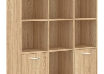 vidaXL Regał na książki, dąb sonoma, 98x30x98 cm9SKU:801119）