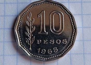 10 PESOS 1968 ROK - ARGENTYNA