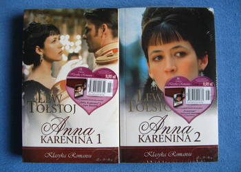 Lew Tołstoj, Anna Karenina, komplet tom 1 i 2/Nowa!