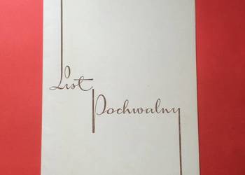 ( 1951 ) List Pochwalny