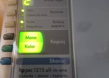HP PSC 1315 All-in-One – drukarka / skaner / kopiarka – możliwa wysyłka