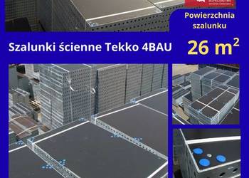 Szalunki ścienne Tekko lekkie tanie  26m2 fundamentowe - Szczecin