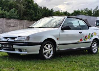 RENAULT 19 CABRIOLET 1996 | Biały Metalik | El. dach | Piękny - Po Opłatach