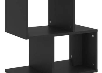 Szafka nocna czarna 50x30x515 cm materiał drewnopochodny WM-806366