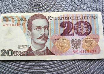 Polska 20 zł 1982r