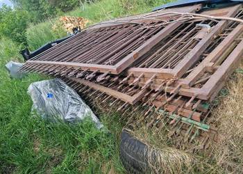 Płot I brama furtka starego typu solidne 70 Mb