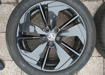 Oryginale felgi Skoda Comet 18 cali opony letnie Superb Octavia
