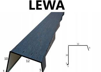 Wiatrownica MARYNA lewa, gont blaszany Janosik od Blachotrapez RAL 9005