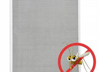 Moskitiera na okno 100x120 biała ramka aluminium